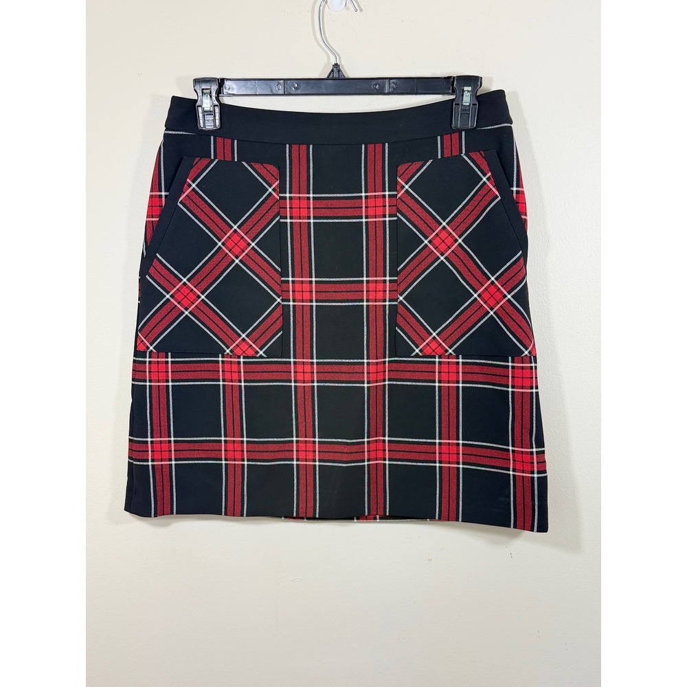 Brooks Brothers Women's 10 Plaid Pencil Skirt Dark Academia Preppy